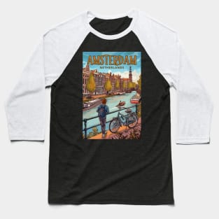 Amsterdam Netherlands Baseball T-Shirt